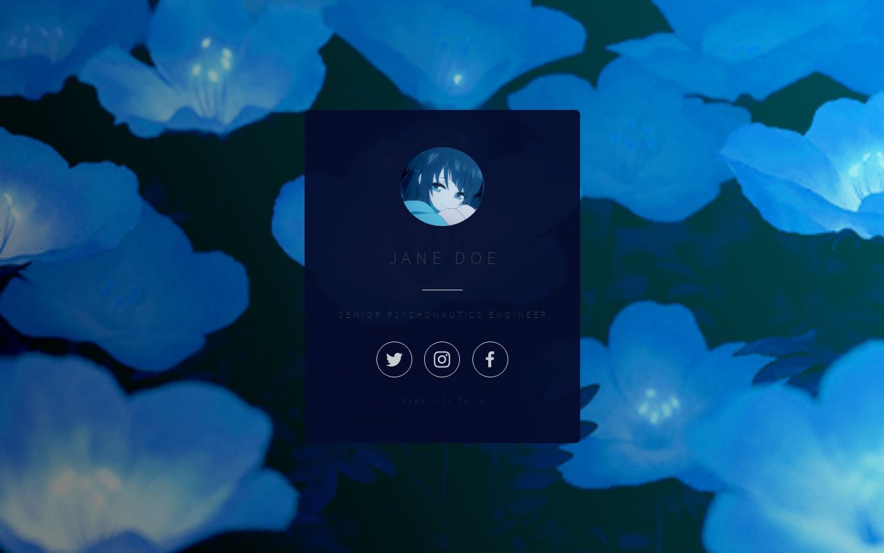 Carrd profile picture for @knowing